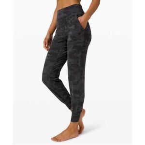 (6) Lululemon Align Jogger 28" Incognito Camo Multi Grey RARE